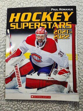 Paul Romanuk Hockey Superstars 2021-2022 Scholastic Paperback Sports Book Used